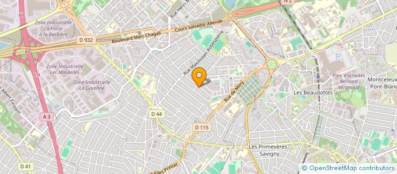 localisation de l'entreprise VCM à AULNAY-SOUS-BOIS