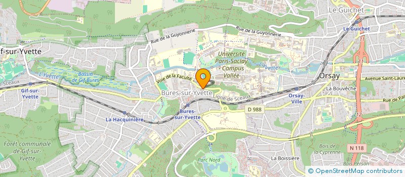 localisation de l'entreprise VCM INVEST  BURES-SUR-YVETTE