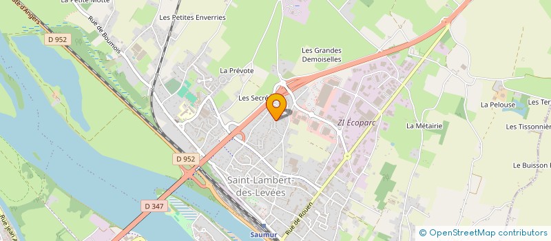 localisation de l'entreprise VCM SOLEIL  SAUMUR