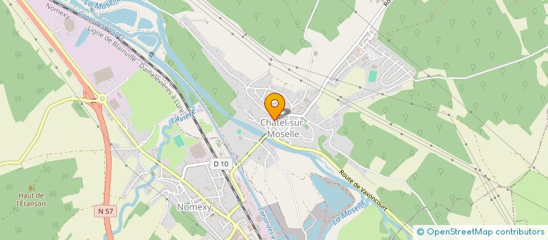 localisation de l'entreprise VCMCPGERARD  CHATEL-SUR-MOSELLE