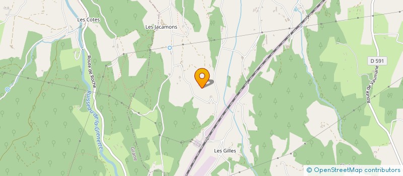 localisation de l'entreprise VCMH  CHABRILLAN