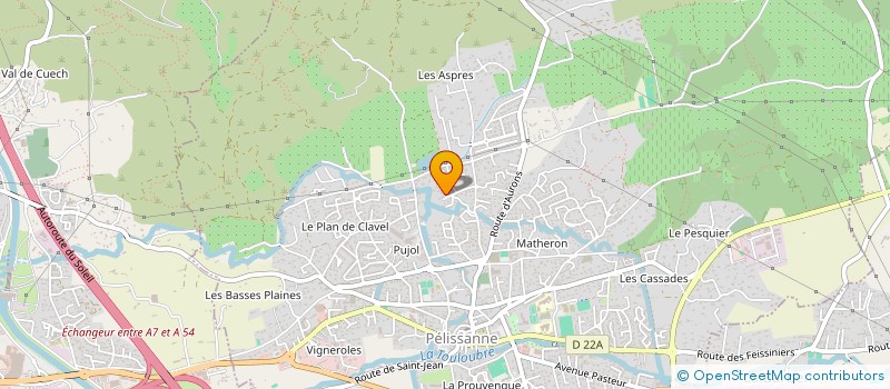 localisation de l'entreprise VCMM  PELISSANNE