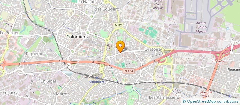 localisation de l'entreprise VCMS PONS à COLOMIERS