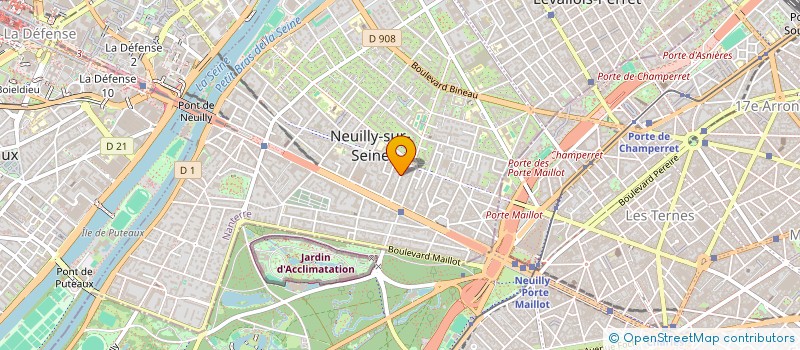 localisation de l'entreprise VCN CONSEIL à NEUILLY-SUR-SEINE