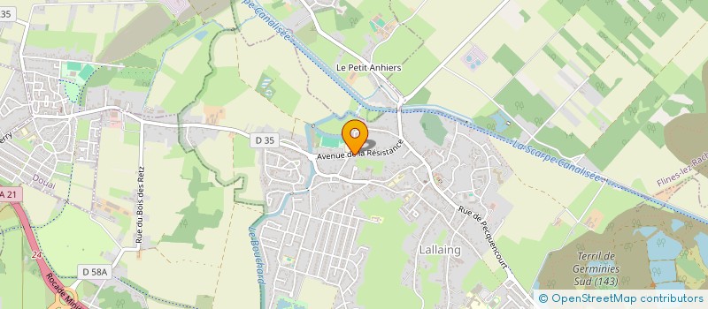 localisation de l'entreprise VCOM EVENT  LALLAING