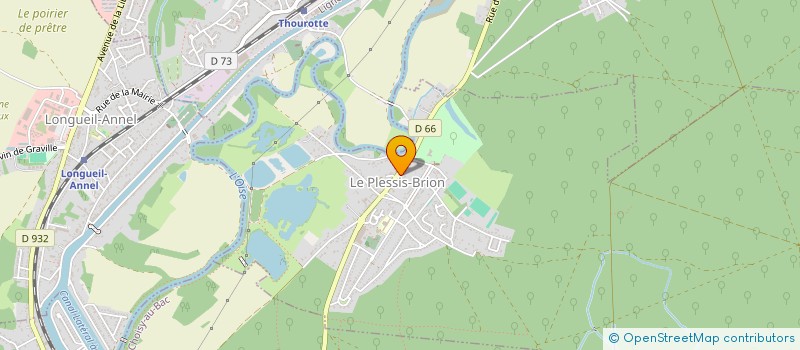 localisation de l'entreprise VCOMP à LE PLESSIS-BRION
