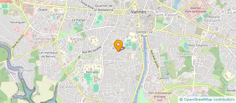 localisation de l'entreprise VCP à VANNES