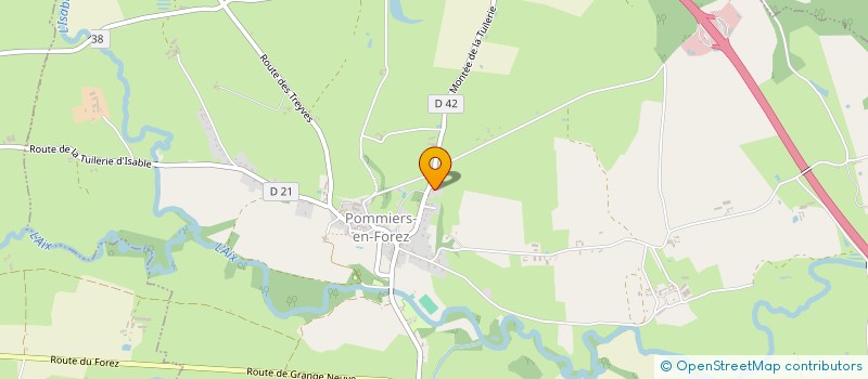 localisation de l'entreprise VCP IMMOBILIER  POMMIERS-EN-FOREZ