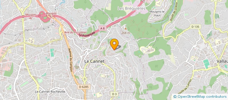 localisation de l'entreprise VCP.INVEST21  CANNES