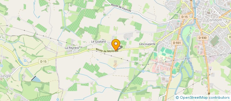 localisation de l'entreprise VCP PARE BRISE  CONDOM