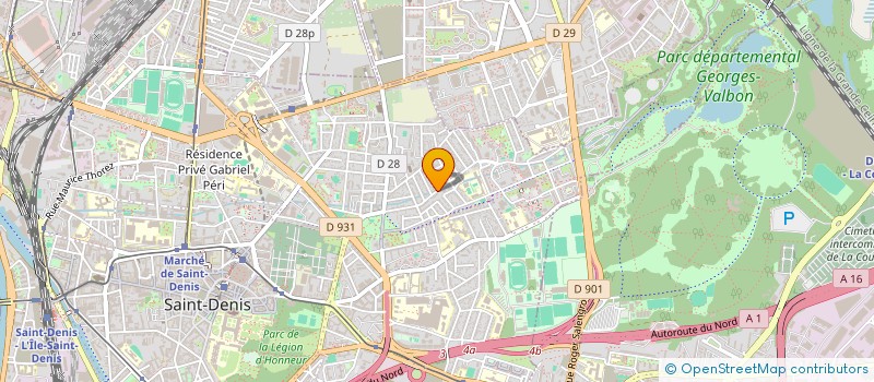 localisation de l'entreprise VCR HOLDING à SAINT-DENIS