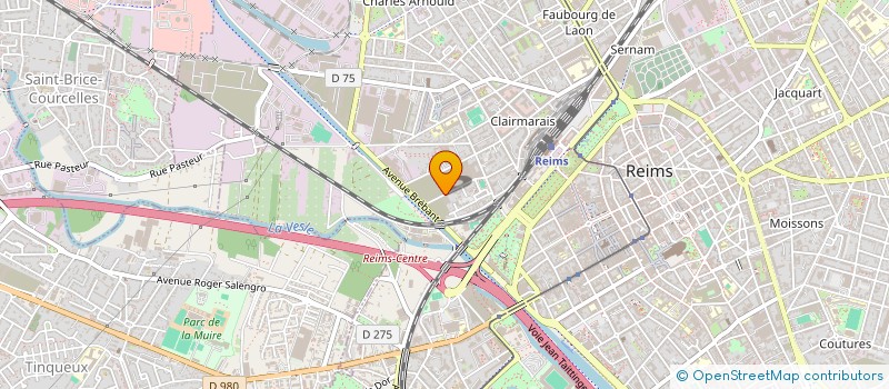 localisation de l'entreprise VCR VENTOUSAGE CONVOYAGE REIMS  REIMS