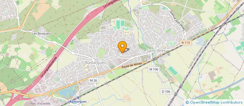 localisation de l'entreprise VCTQN  BAILLARGUES