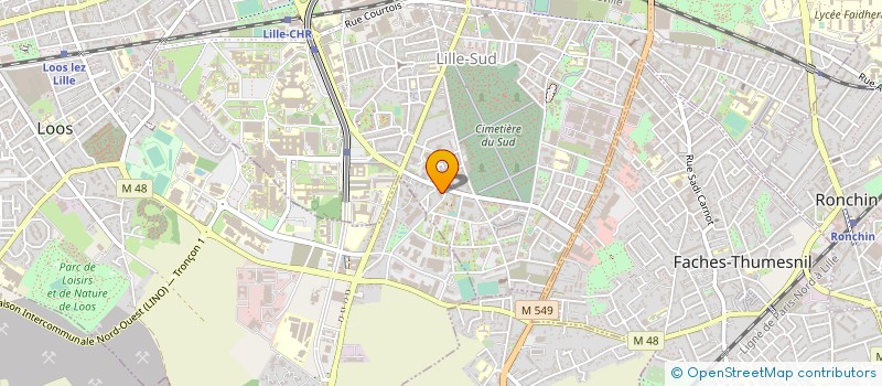 localisation de l'entreprise VCV CANAL 33 à LILLE