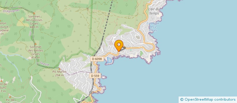 localisation de l'entreprise VD 2 à THEOULE-SUR-MER