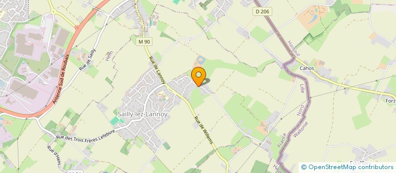 localisation de l'entreprise VD 26  SAILLY-LEZ-LANNOY