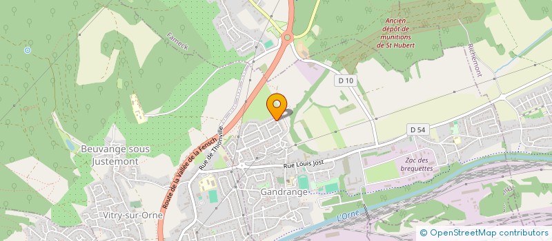 localisation de l'entreprise VD 57 IMPORT - EXPORT  GANDRANGE