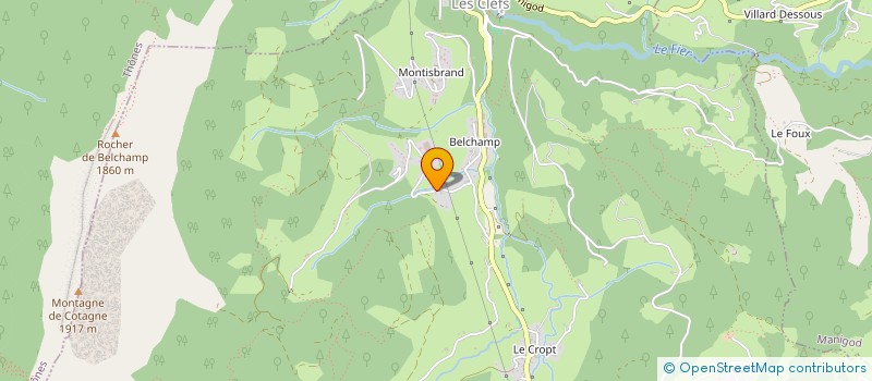 localisation de l'entreprise VD  GLIERES-VAL-DE-BORNE