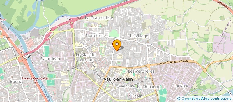 localisation de l'entreprise VD AUTO  VAULX-EN-VELIN