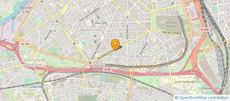 localisation de l'entreprise VD AUTOMOBILES à LILLE