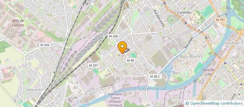 localisation de l'entreprise VD CAB à LILLE