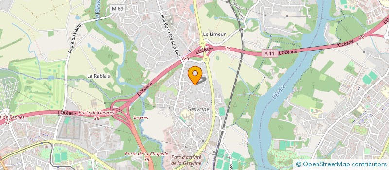localisation de l'entreprise VD CONSEIL à LA CHAPELLE-SUR-ERDRE