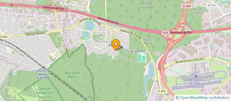 localisation de l'entreprise VD CONSEIL  NOISY-LE-GRAND