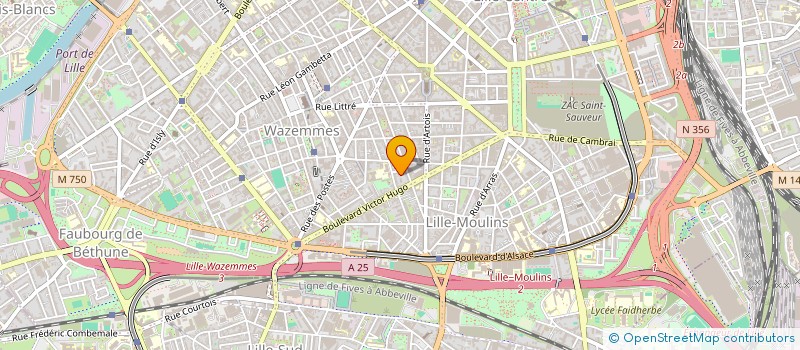 localisation de l'entreprise VD CONSULTING à LILLE
