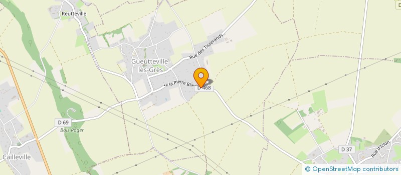 localisation de l'entreprise VD ENDUIT  GUEUTTEVILLE-LES-GRES