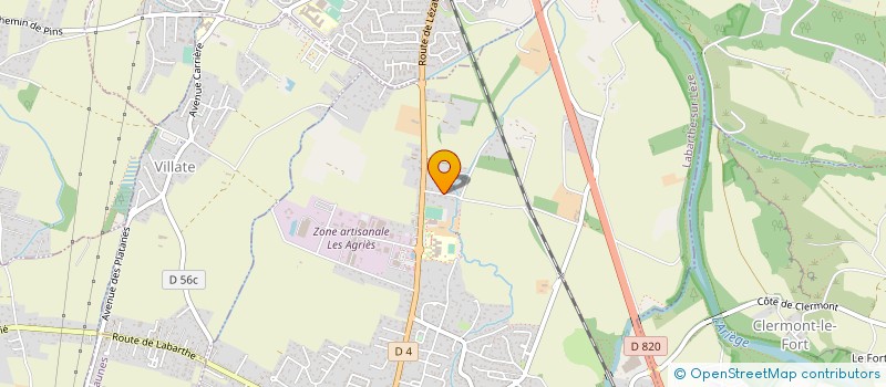 localisation de l'entreprise VD EXPERTISE COMPTABLE  EAUNES