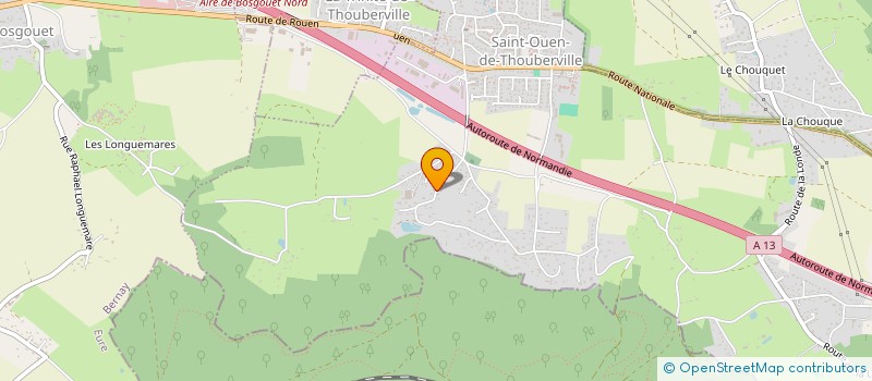 localisation de l'entreprise VD FAMILY  SAINT-OUEN-DE-THOUBERVILLE