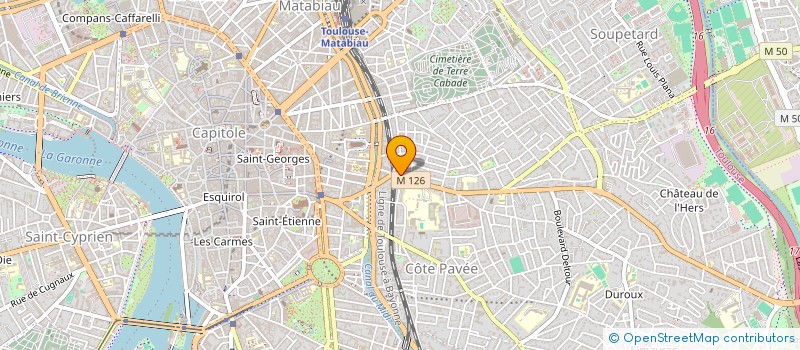 localisation de l'entreprise VD GESTION  TOULOUSE