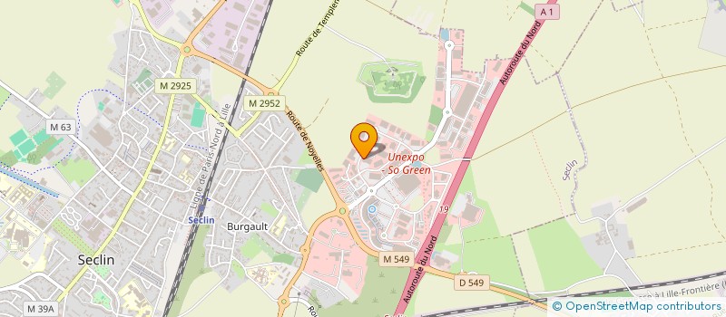 localisation de l'entreprise VD GROUPE à SECLIN