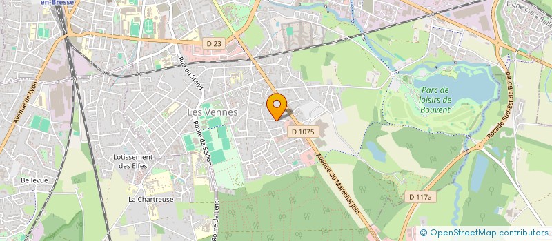 localisation de l'entreprise VD HOLDING à BOURG-EN-BRESSE