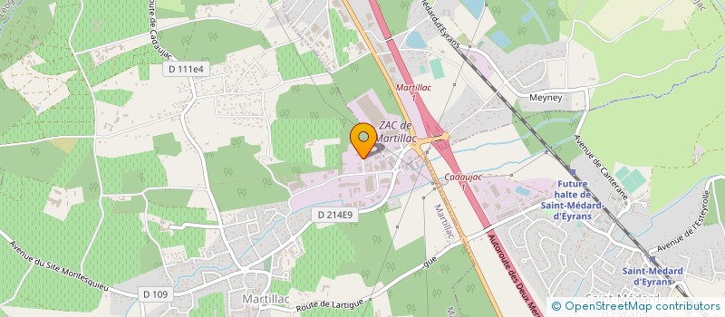 localisation de l'entreprise VD'HOLDING33  AYGUEMORTE-LES-GRAVES