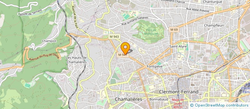 localisation de l'entreprise VD IMMO  CLERMONT-FERRAND