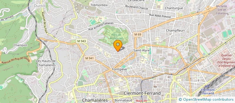 localisation de l'entreprise VD INVEST  CLERMONT-FERRAND