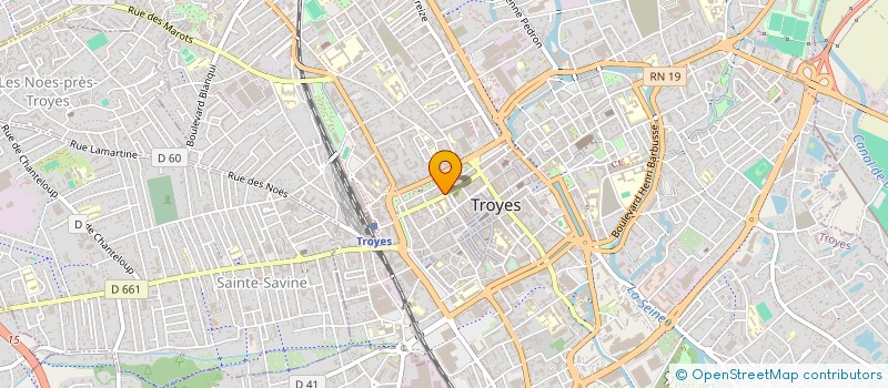 localisation de l'entreprise VD INVESTISSEMENT  TROYES