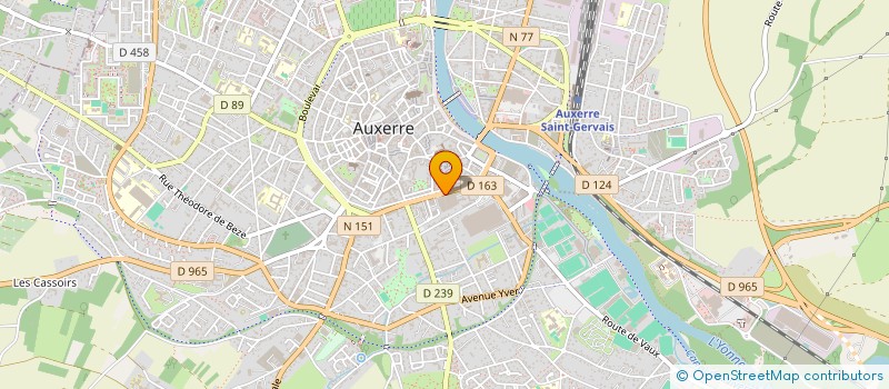 localisation de l'entreprise VD INVESTISSEMENT à AUXERRE