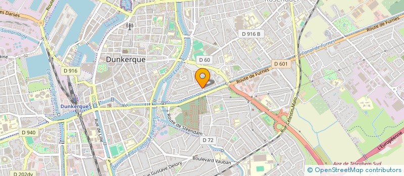 localisation de l'entreprise VD PRODUCTIONS à DUNKERQUE