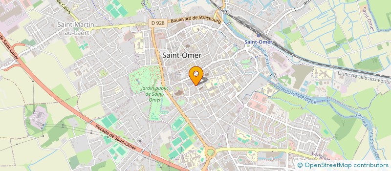 localisation de l'entreprise VD RUE DU LYCEE  SAINT-OMER