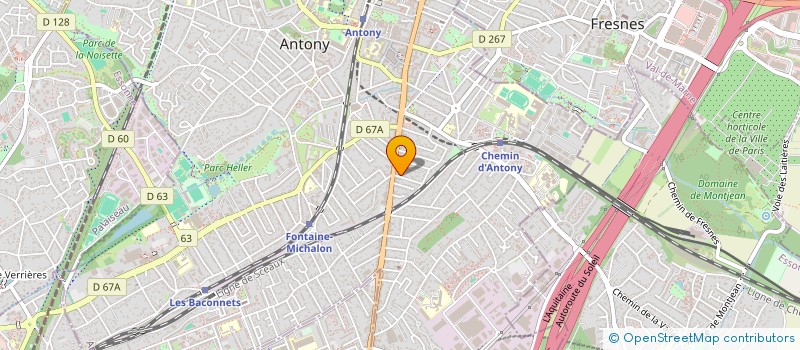 localisation de l'entreprise VD2H à ANTONY