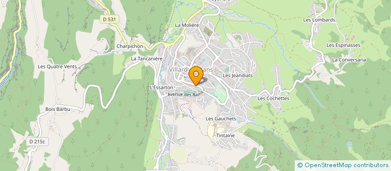 localisation de l'entreprise VD2L à VILLARD-DE-LANS