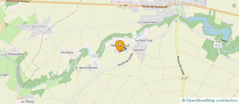 localisation de l'entreprise VD2MR GROUP  AYRON