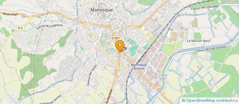 localisation de l'entreprise VDA 04 à MANOSQUE