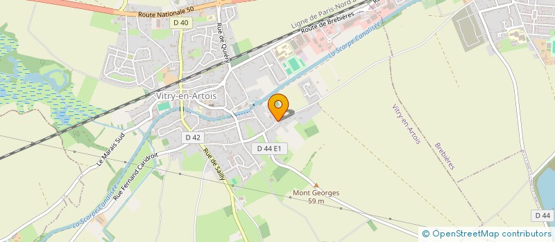 localisation de l'entreprise VDA  SAINTE-CATHERINE