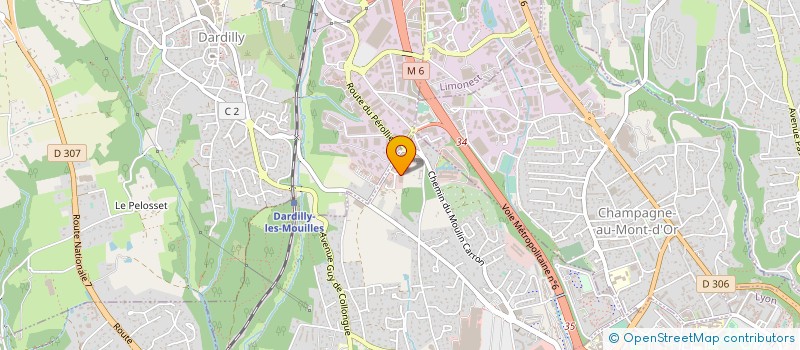 localisation de l'entreprise VDA CONSTRUCTION  ECULLY