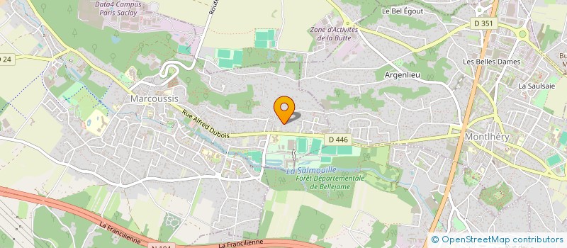 localisation de l'entreprise VDATA à MARCOUSSIS