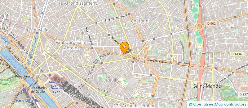 localisation de l'entreprise VDB à PARIS