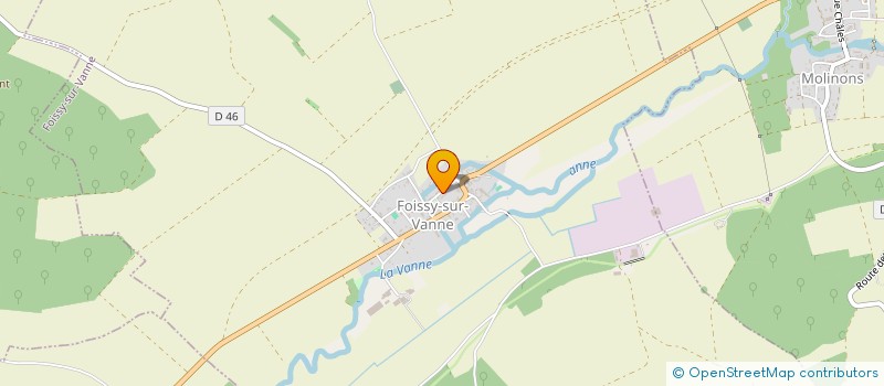 localisation de l'entreprise VDB  FOISSY-SUR-VANNE